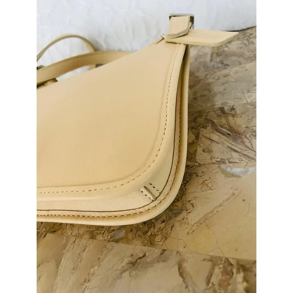 NWT Vtg Coach MINI ivory Leather Hippie small Slim crosbody shoulder bag #9142 - Picture 8 of 10
